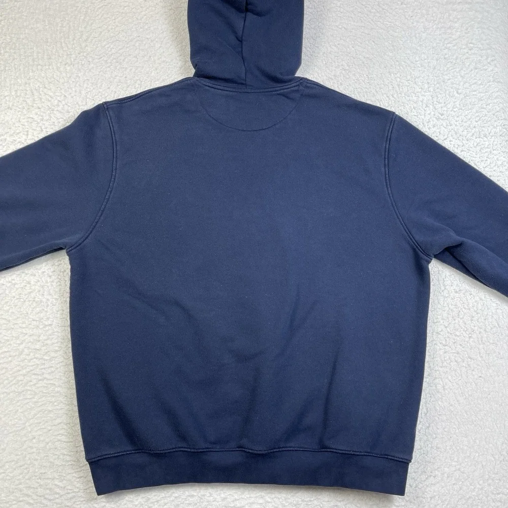 Nike Hoodie Mens XL Blue Vintage 90s Swoosh Boxy‎ Made In Turkey Sweatshirt